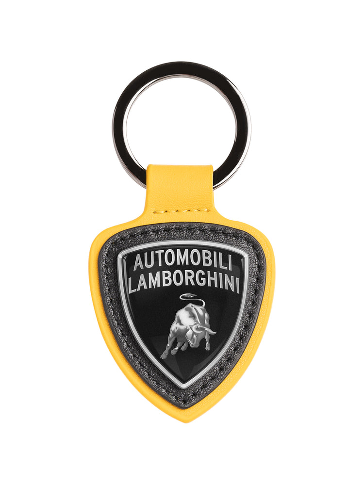 ميدالية مفاتيح الجلد لاوتوموبيلي لامبورغيني بشعار الدرع