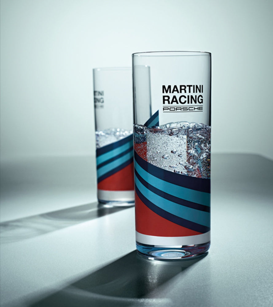 Porsche Longdrink Glasses MARTINI RACING