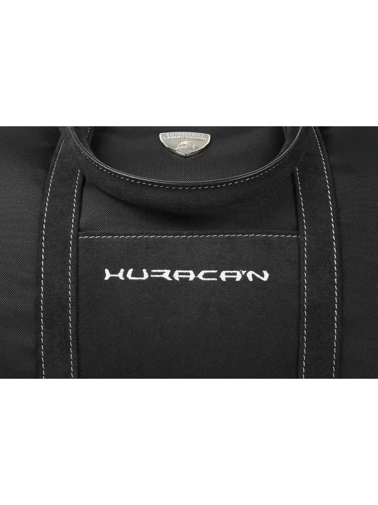Lamborghini Huracan Travel Bag In Carbon Fibre And Alcantara