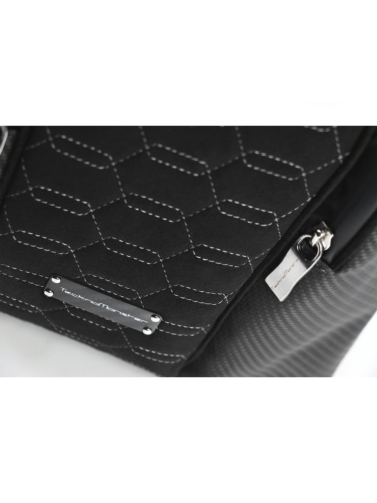 Lamborghini Zangolo Backpack In Carbon Fibre And Alcantara