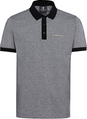 Men's polo shirt black/whi