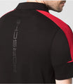 Motorsport Fanwear Men's Polo Shirt Black Red