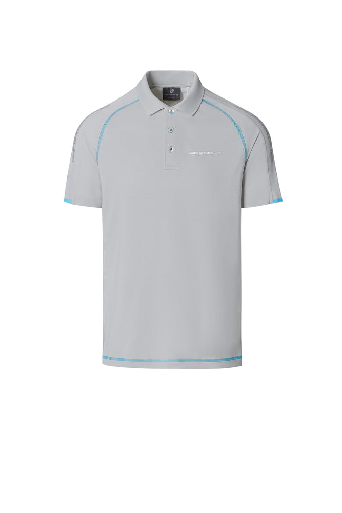 Men's polo shirt, gray - Sports Collection