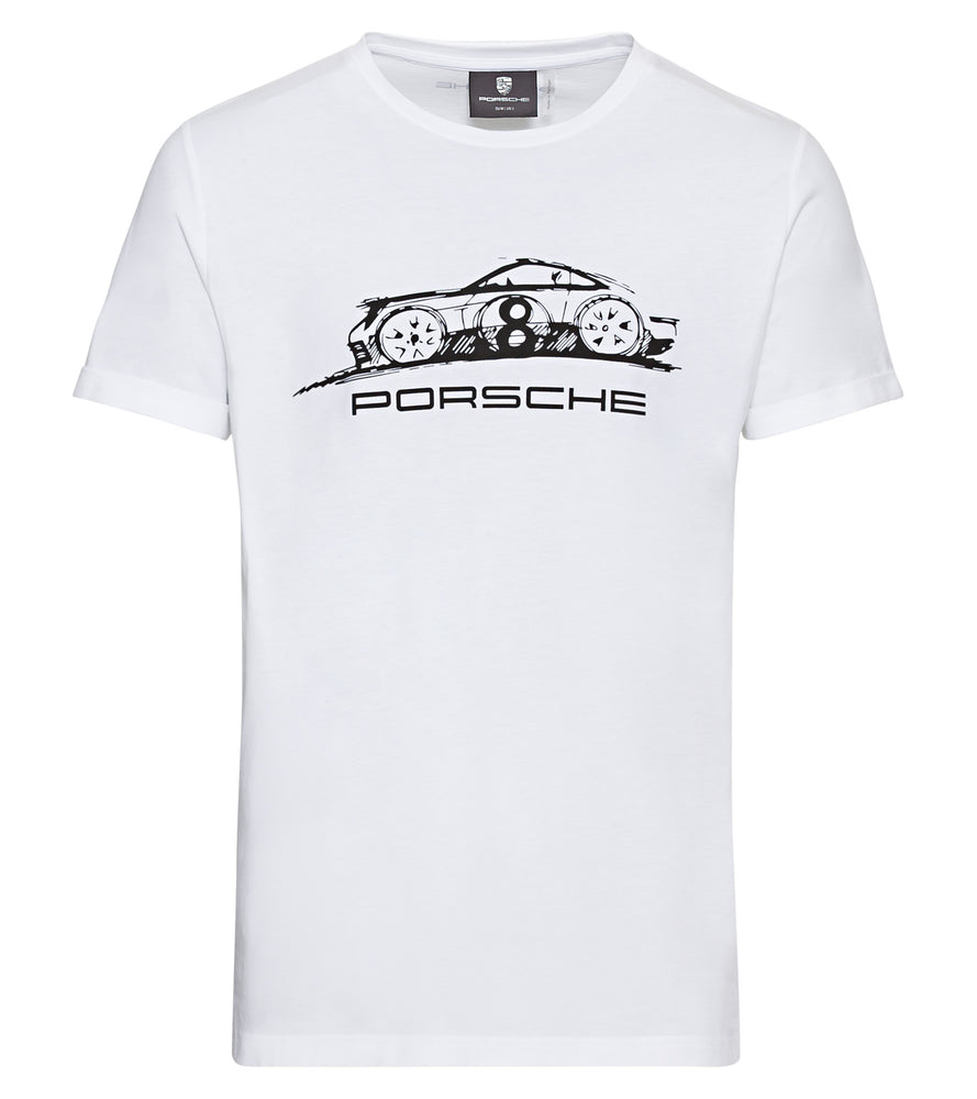 Porsche men's white t-shirt