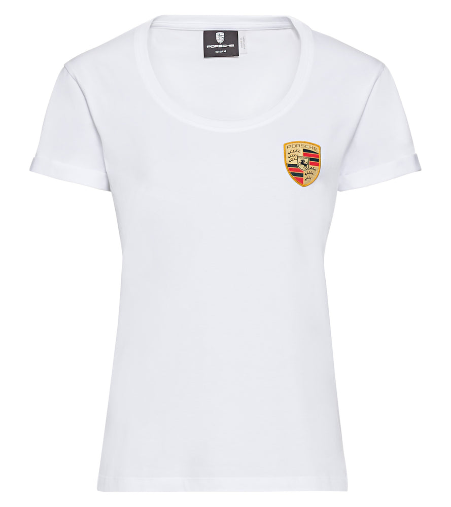 Women's white Porsche t-shirt