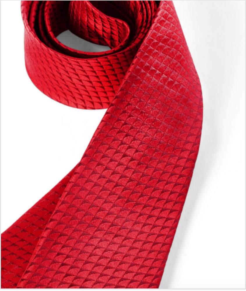 ربطة عنق رجالي حمراء من أودي