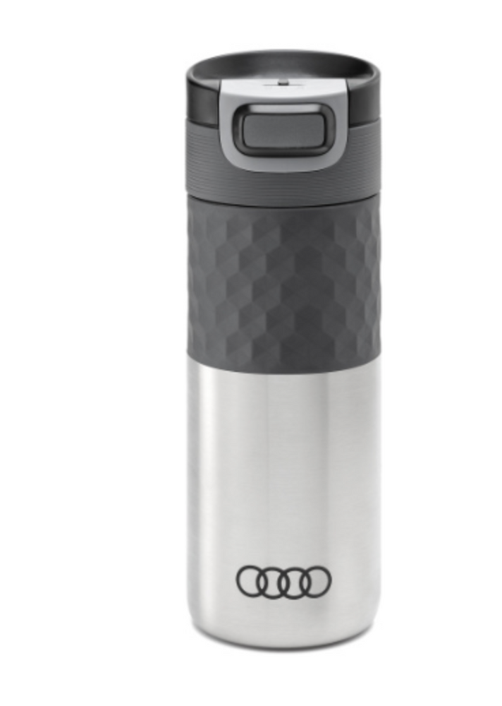 Audi insulated mug, stainless steel, silver